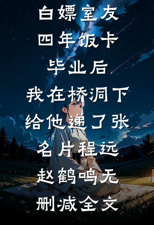 白嫖室友四年饭卡，毕业后，我在桥洞下给他递了张名片程远赵鹤鸣无删减全文