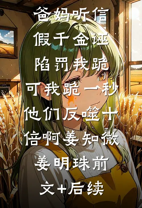 爸妈听信假千金诬陷罚我跪，可我跪一秒他们反噬十倍啊姜知微姜明珠前文+后续